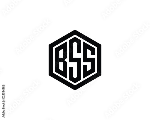 BSS logo design vector template. BSS photo