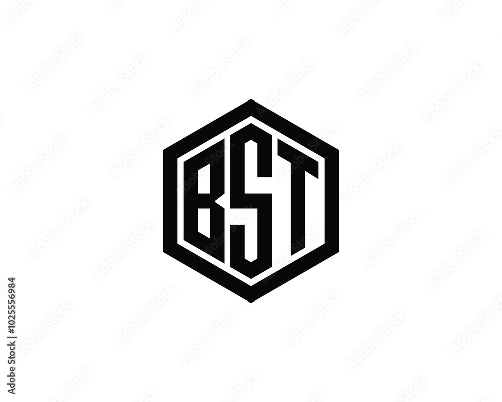 BST logo design vector template. BST BST logo design vector template. BST