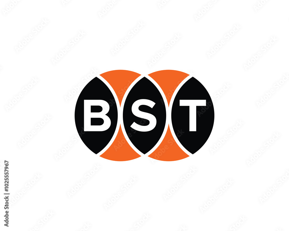 BST logo design vector template. BST BST logo design vector template. BST