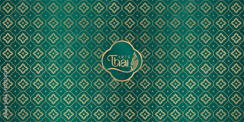 Concept of Thai Art vector designs 