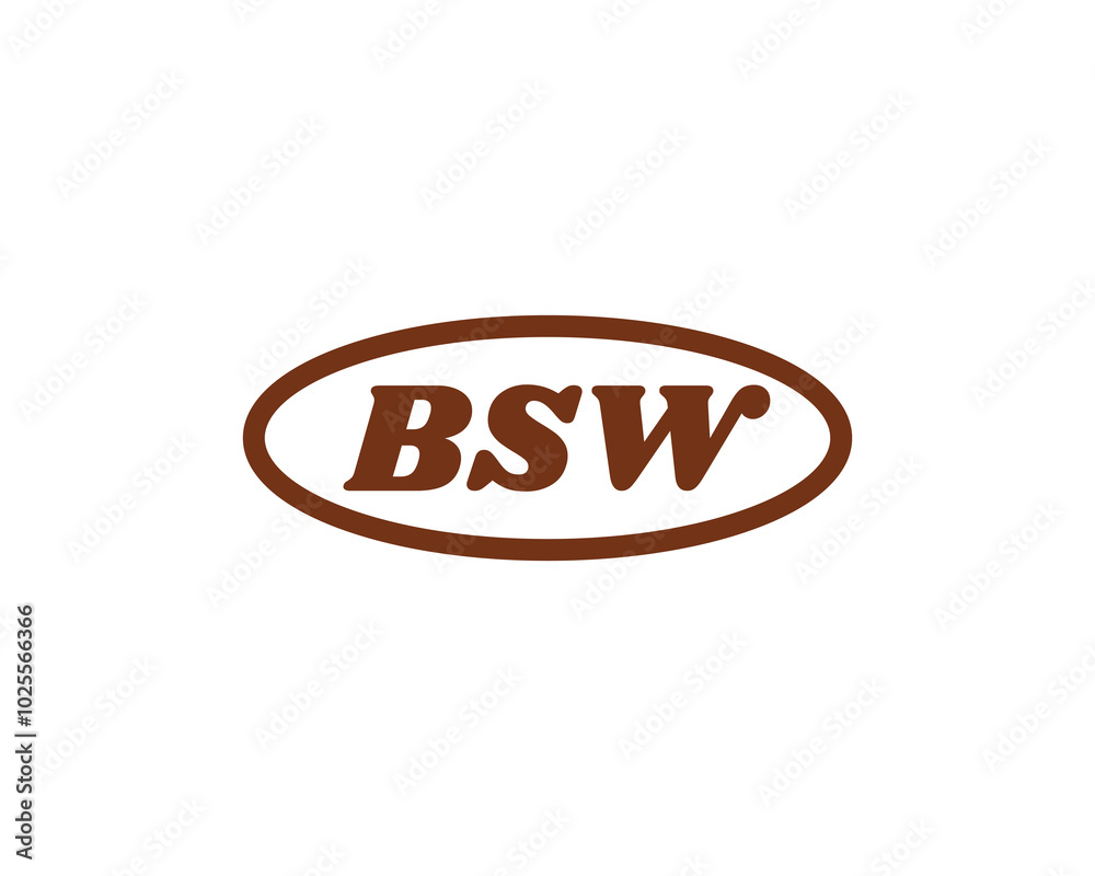 BSW logo design vector template. BSW BSW logo design vector template. BSW