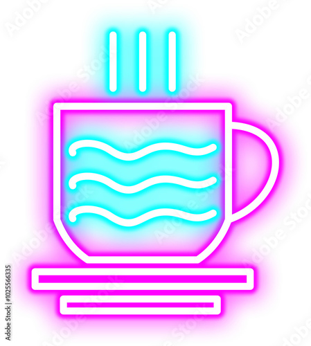 Neon Drink Icon 