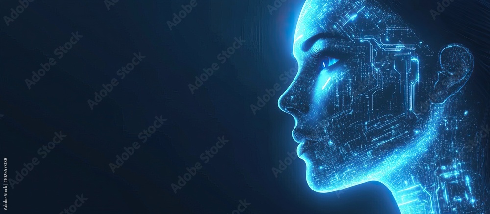 Digital Human: A Futuristic Portrait Digital Human: A Futuristic Portrait
