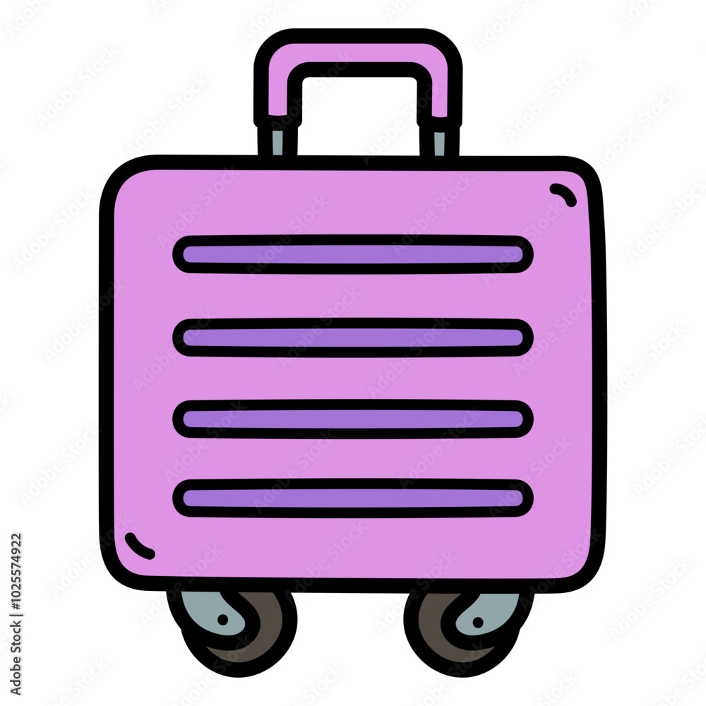 Briefcase Vector Doodle Illustration Briefcase Vector Doodle Illustration