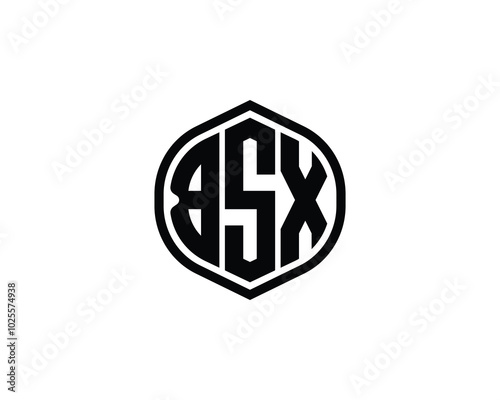 BSX logo design vector template. BSX