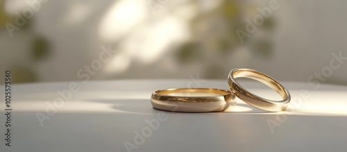 Softly lit 3D ring mock-up, blank with a simple yet elegant base.