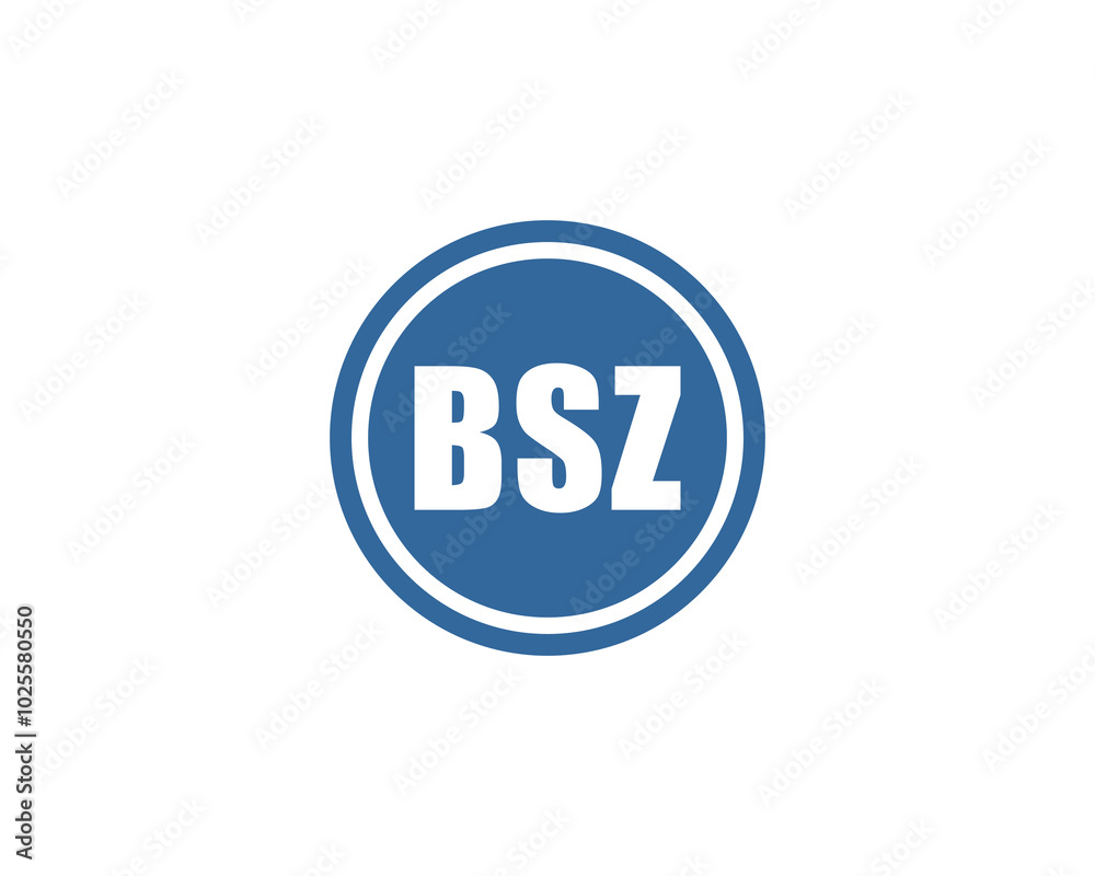 BSZ logo design vector template. BSZ BSZ logo design vector template. BSZ