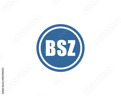 BSZ logo design vector template. BSZ