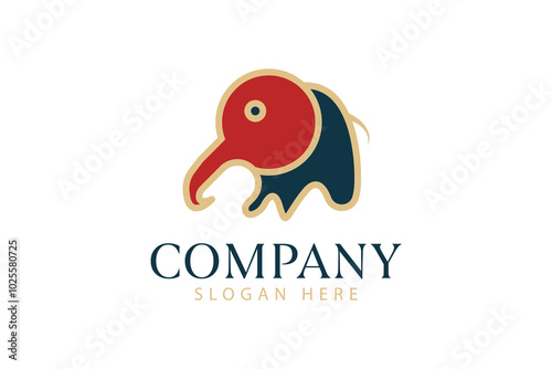 elephant logo vector creative design photo