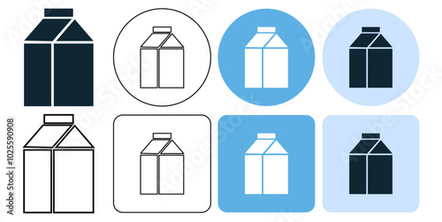 milk or juice carton cardboard box