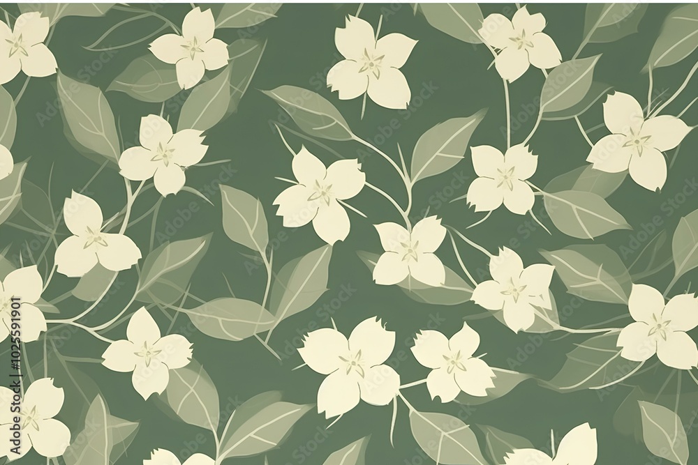 Fototapeta premium seamless floral pattern