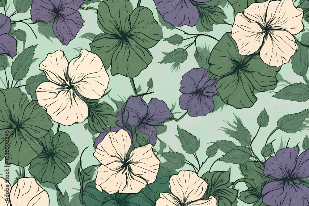 seamless floral pattern seamless floral pattern