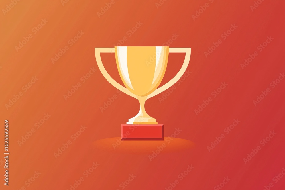 A striking poster template featuring a prominent trophy icon and generous space for text, perfect for celebrating achievements and inspiring ambition. A striking poster template featuring a prominent trophy icon and generous space for text, perfect for celebrating achievements and inspiring ambition.