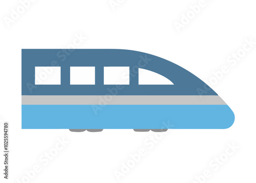 High speed train icon vector illustration 