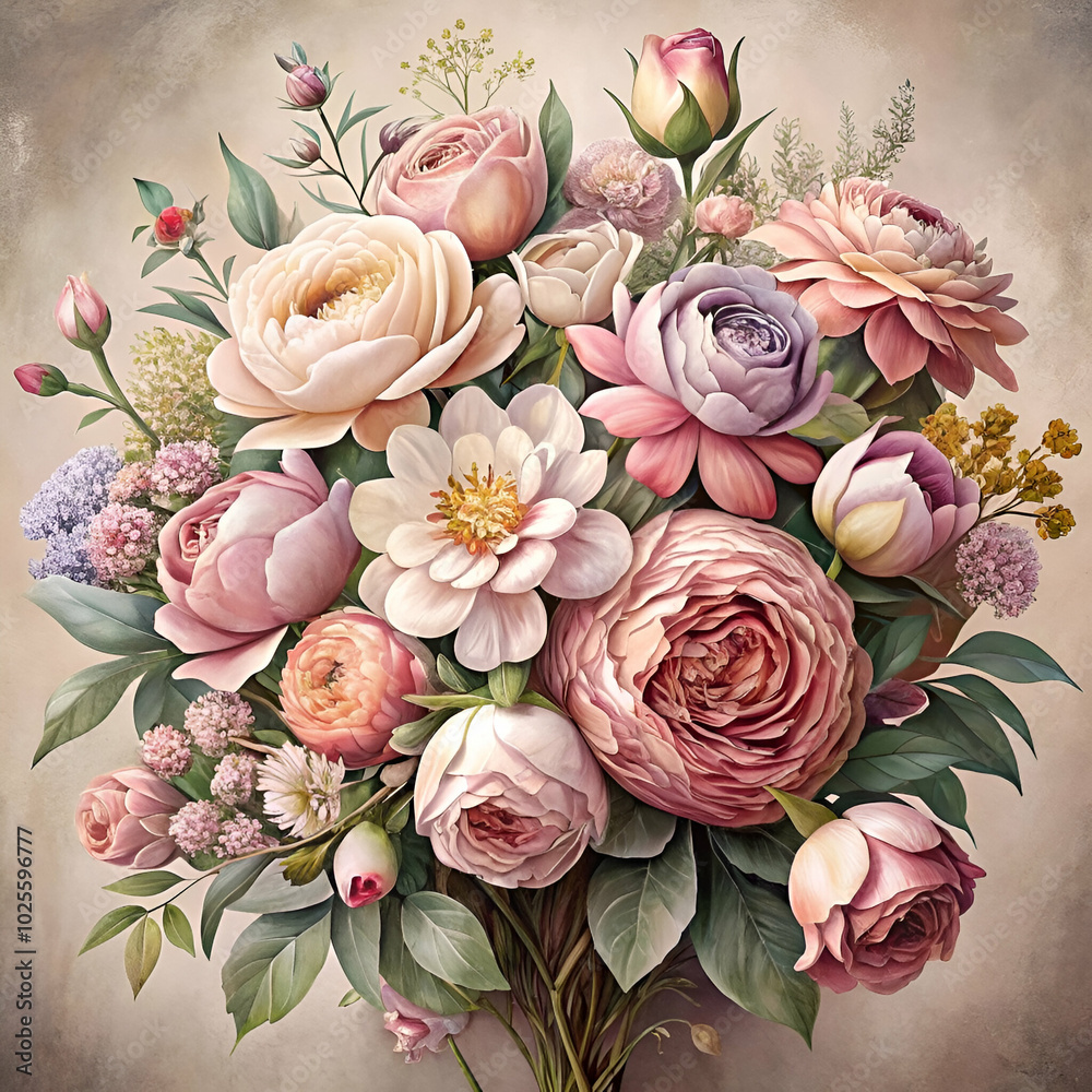 bouquet of roses on a wooden background bouquet of roses on a wooden background