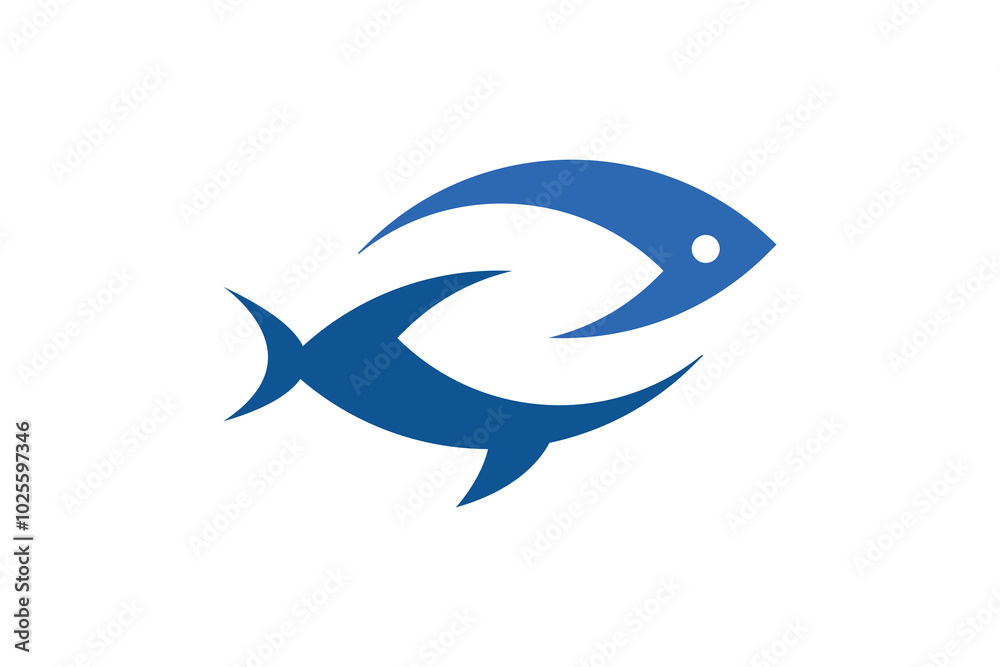 Simple z fish logo vector design Simple z fish logo vector design