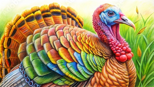 How to Draw a Realistic Turkey Step-by-Step for Thanksgiving Celebrations and Fun Art Projects photo