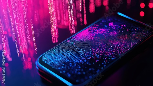 Craft a CG 3D rendering of a futuristic cryptocurrency wallet guarded by dynamic blockchain structures, enhancing the essence of cybersecurity