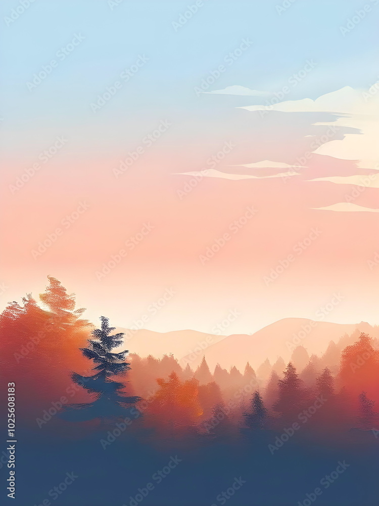 Autumn landscape background Autumn landscape background
