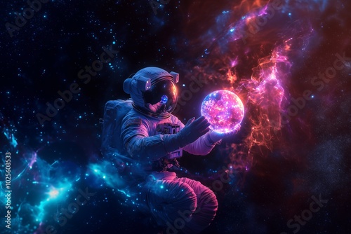 astronaut in space