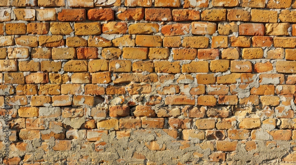 Obraz premium Textured Brick Wall with Rustic Appeal