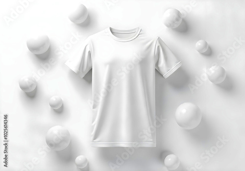 Minimalist T-Shirt Illustration for Vector Graphics photo