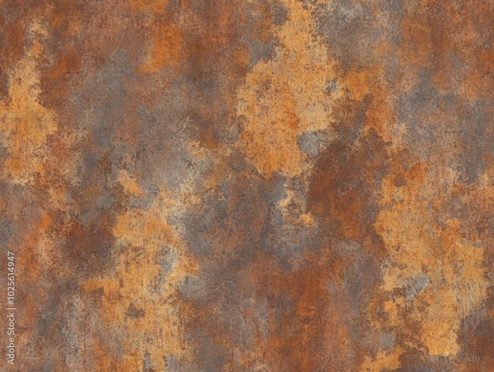 Rusty Metal Texture Background: Seamless, Oxidized, Abstract Rusty Metal Texture Background: Seamless, Oxidized, Abstract