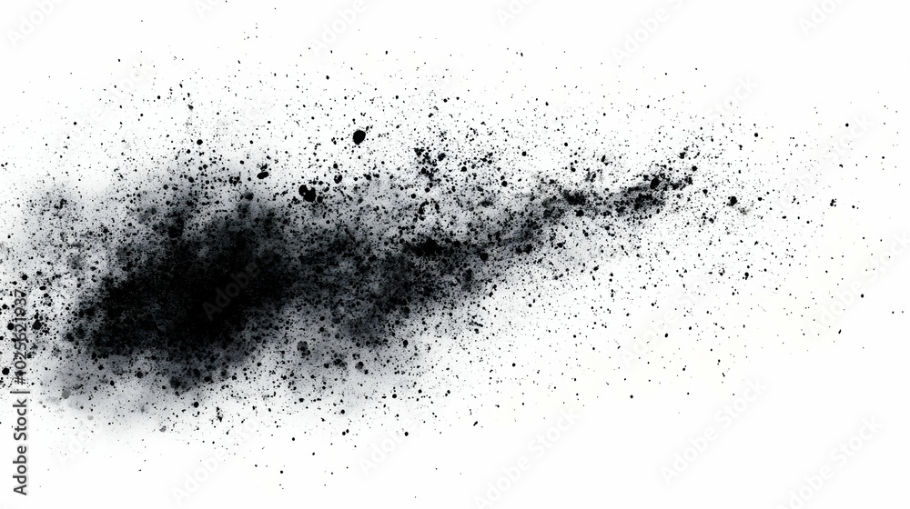 Abstract Black Ink Spatter on White Background - Artistic Texture, Design Element for Graphic Design, Digital Art, Modern Decor, Graphic Design Project Abstract Black Ink Spatter on White Background - Artistic Texture, Design Element for Graphic Design, Digital Art, Modern Decor, Graphic Design Project