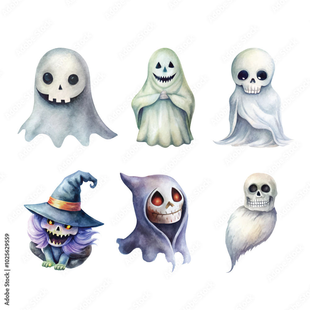 Spooky Ghost Eager to Join in the Halloween Festivities Spooky Ghost Eager to Join in the Halloween Festivities