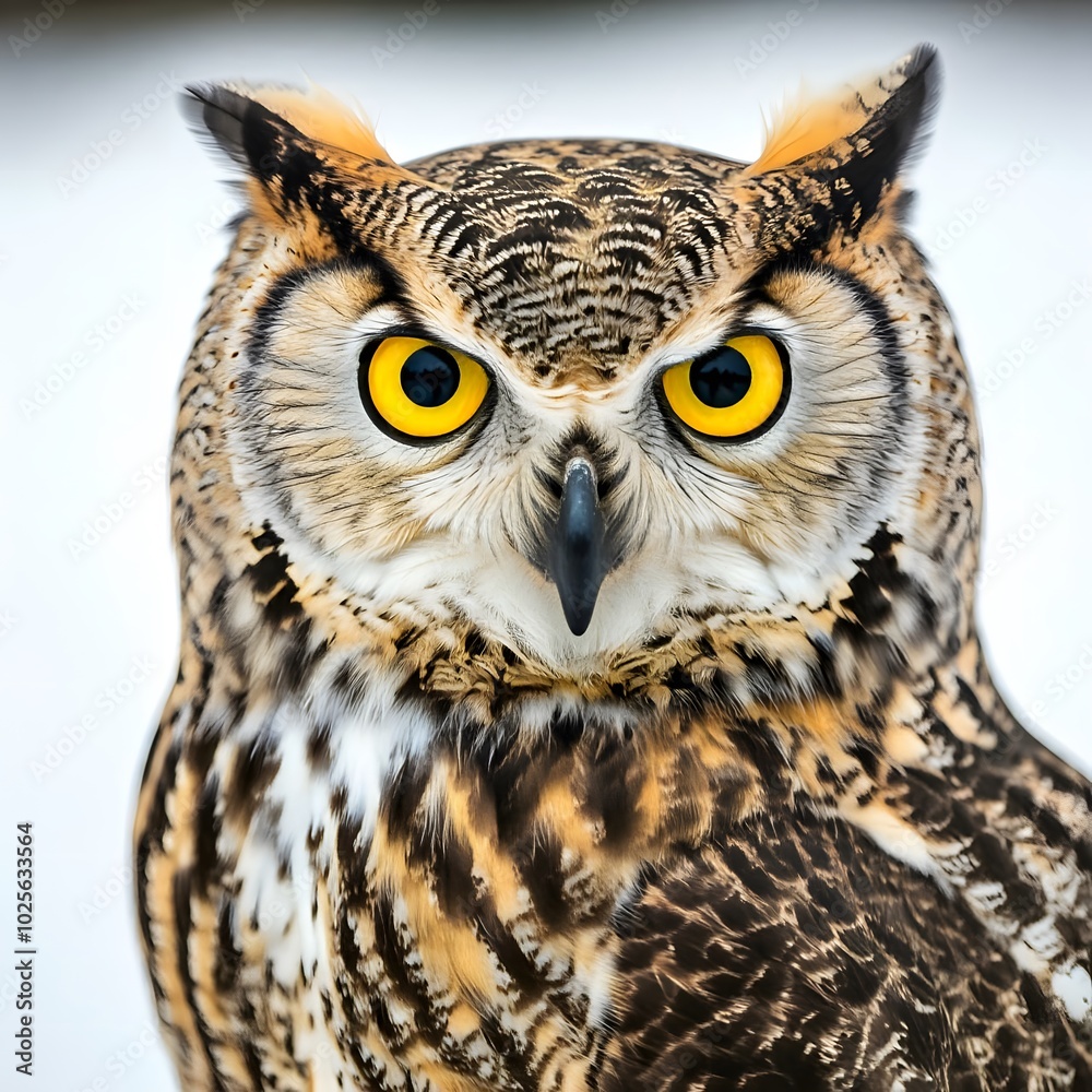 Obraz premium Little owl, single bird enjoys