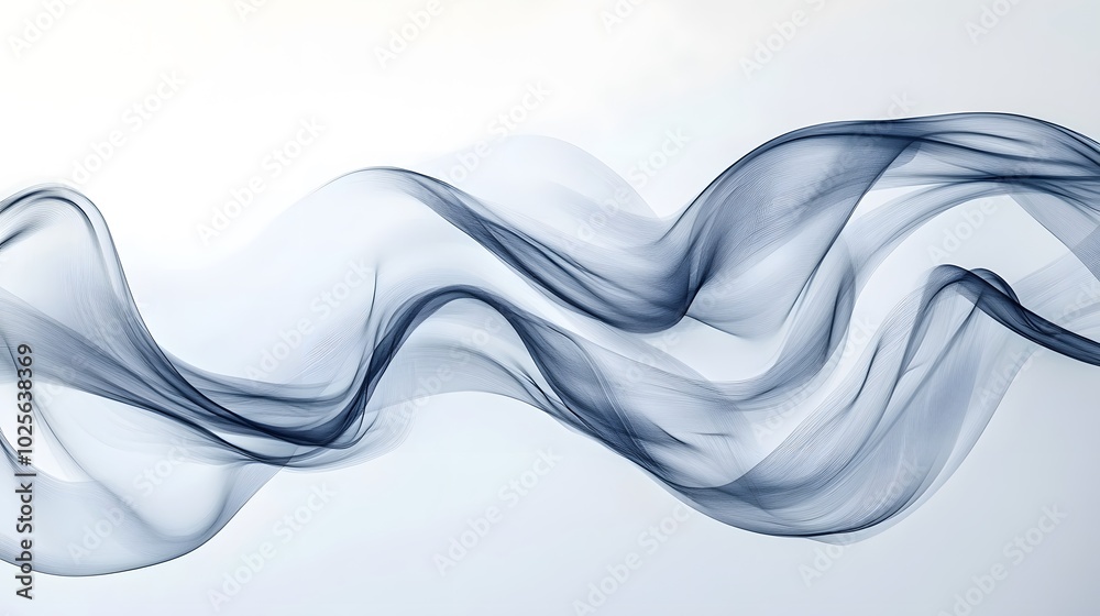 Abstract flowing hairlines: Thin hairline shapes in soft, flowing motions against a clean, monochromatic background, evoking a sense of movement and relaxation Abstract flowing hairlines: Thin hairline shapes in soft, flowing motions against a clean, monochromatic background, evoking a sense of movement and relaxation