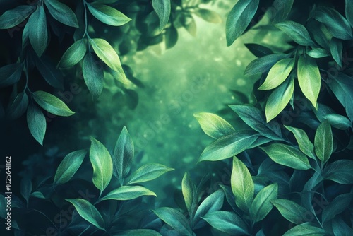 Emerald Canopy: A Lush Frame of Green