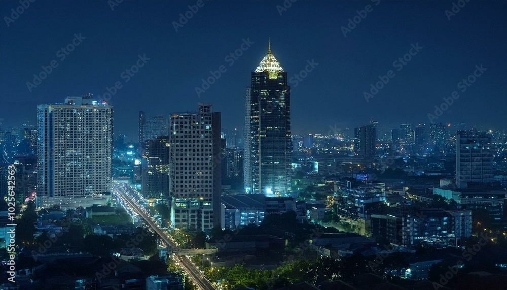 The view captures the energy of city life. The view captures the energy of city life.