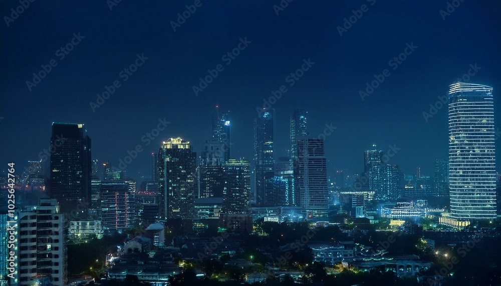 A panoramic perspective showcases urban design. A panoramic perspective showcases urban design.