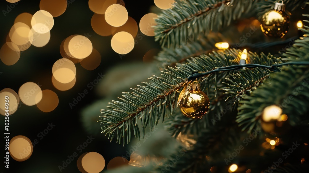 The Christmas Tree with Ornaments