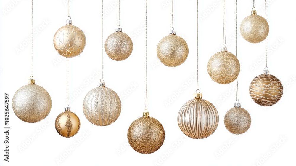 The Elegant Gold Christmas Ornaments The Elegant Gold Christmas Ornaments