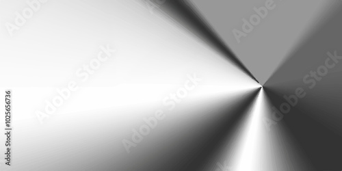 Abstract Blurred colorful gradient background. Metal texture gradient background. Realistic White beam sunrays on transparent background. Background in silver and gray colors, shiny metal surface. 3d.