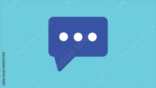 Abstract Text message icon set. chat speech balloon vector symbolisms icon.