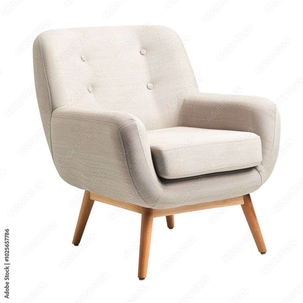 Naklejka premium chair isolated on white background