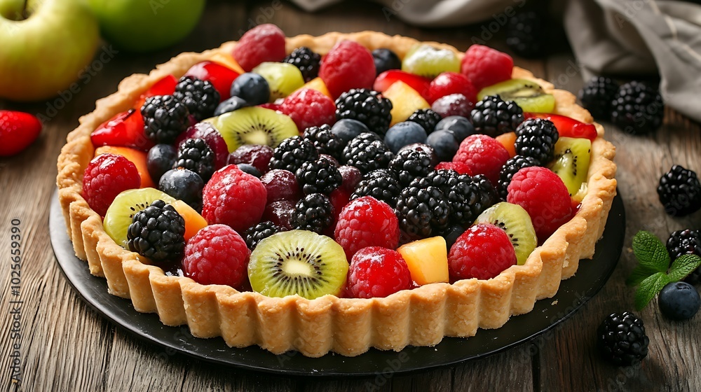 fruit tart 