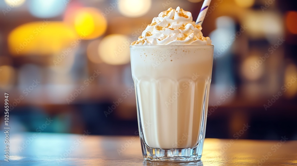 milkshake with cream milkshake with cream