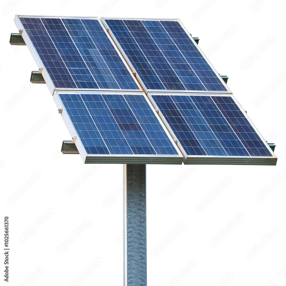 solar panels on a roof
