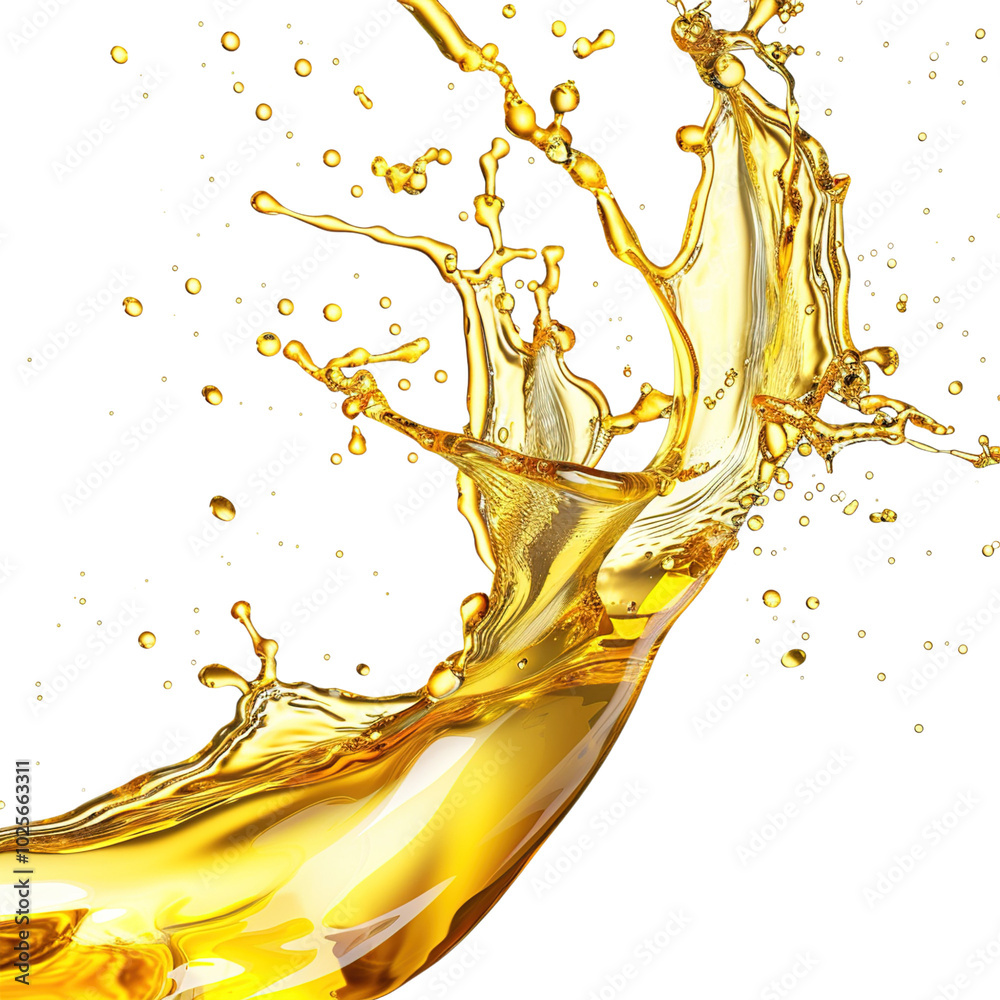 Fototapeta premium splash of orange juice