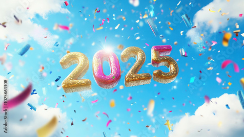 2025: New Year's Celebration in the Sky 