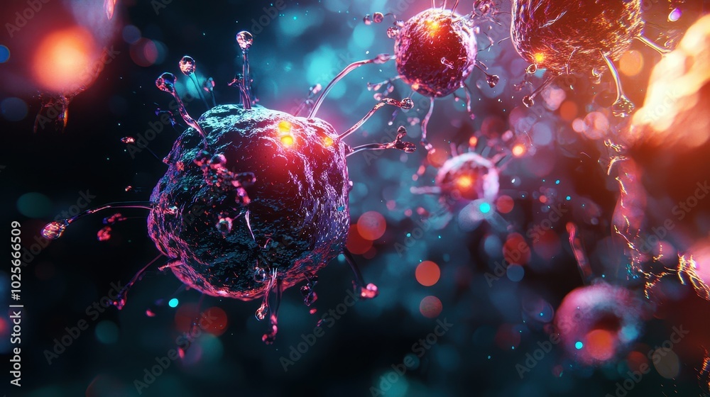 Vibrant 3D Visualization of Human Stem Cells in Action