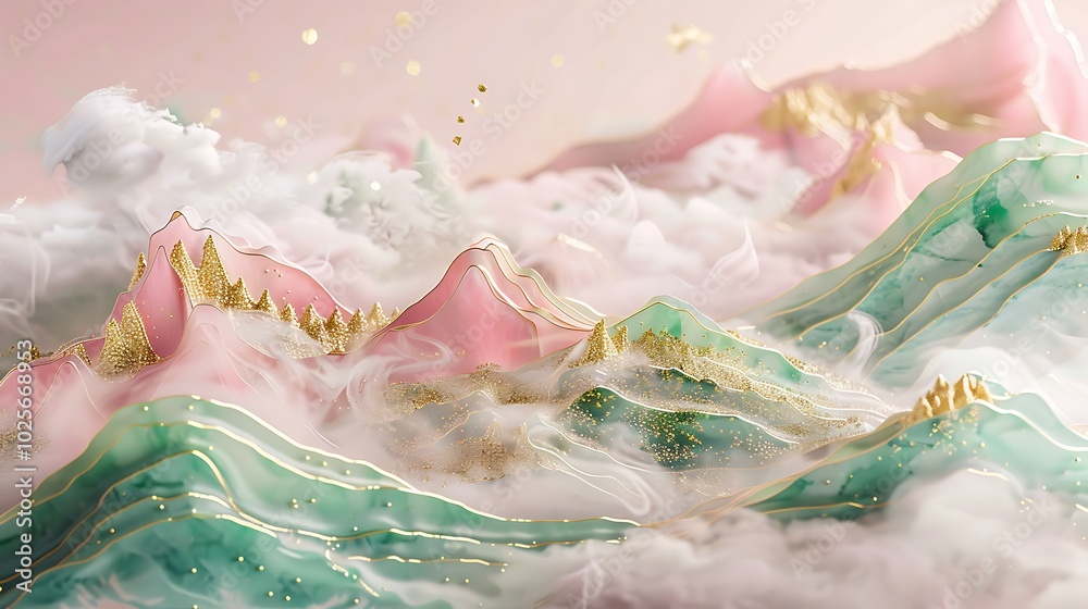 mountain painting pattern mountain painting pattern