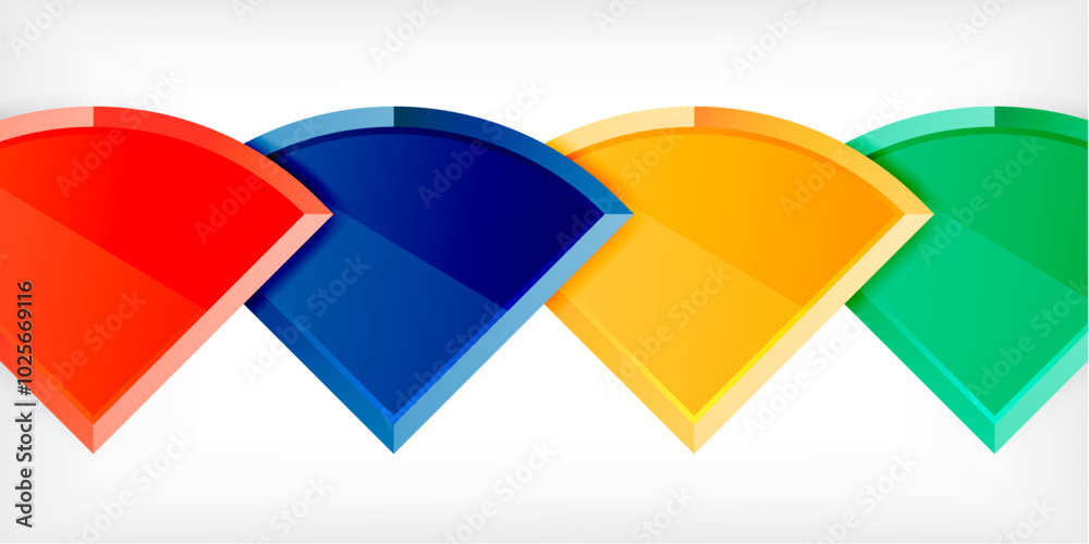 Triangle circles background. Vector Illustration For Wallpaper, Banner, Background, Card, Book Illustration, landing page