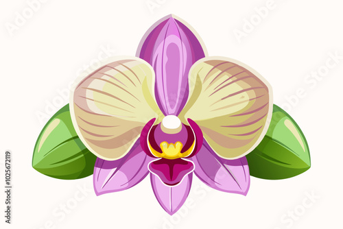 Vector of the phalaenopsis orchid