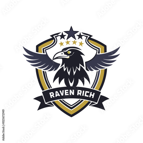 Raven Rich Logo design