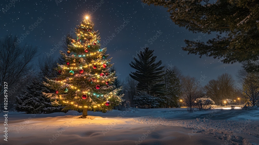 The Illuminated Christmas Tree The Illuminated Christmas Tree